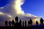 Туристы наблюдающие заход солнце в Гималаях. Индия (Large).JPG